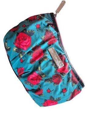 Betsey Johnson Floral Cosmetic Bag